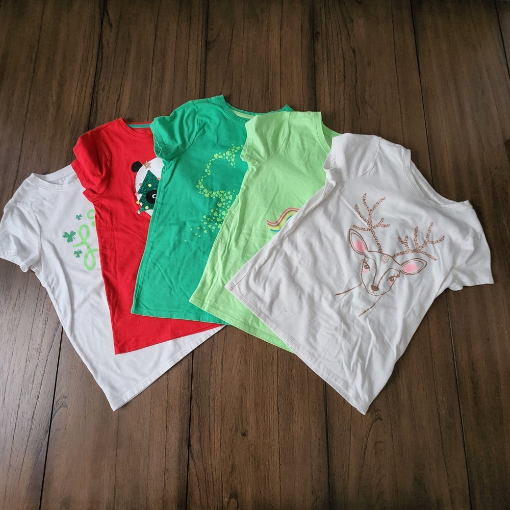Cat & Jack Girl Tshirt Bundle